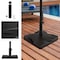 Pure Garden 44lbs Square Umbrella Stand Outdoor Base, Black 50-LG1358 - alternate 4